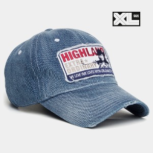XL HIGH COW DENIM CAP BLUE